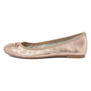 Ballerine Donna In Pelle Colore Rosa-