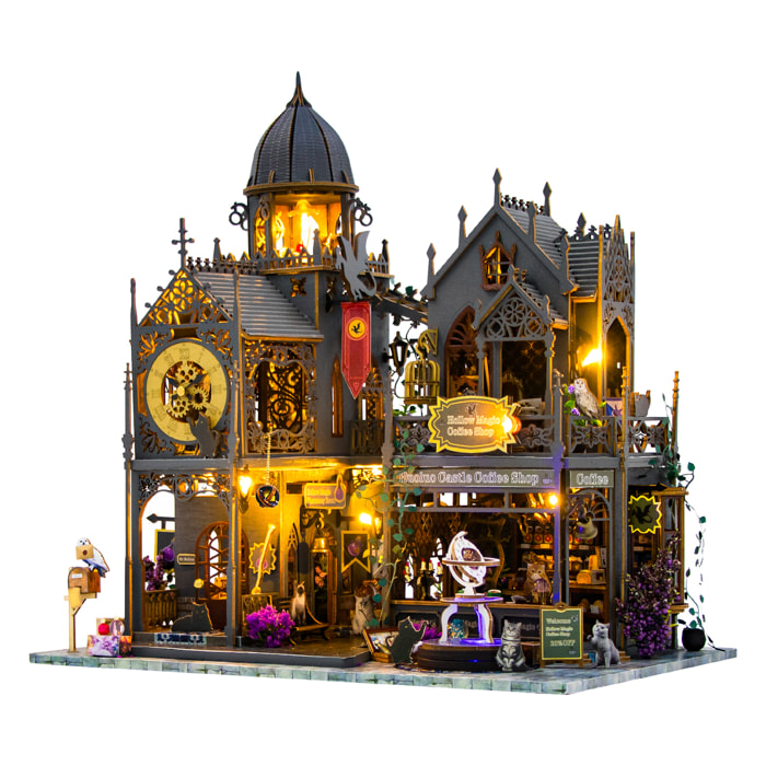 Cafeteria Magia Vuota. Modello 3D realistico con grande attenzione ai dettagli e luci LED.