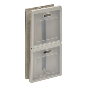 Rangement 2 cases pliable Cube'N Door 30,5x60,5cm beige