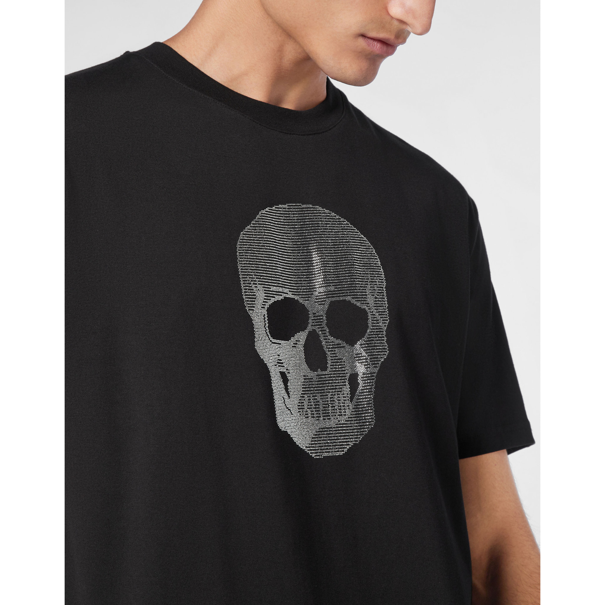 PHILIPP PLEIN T-Shirt Round Neck SKULL