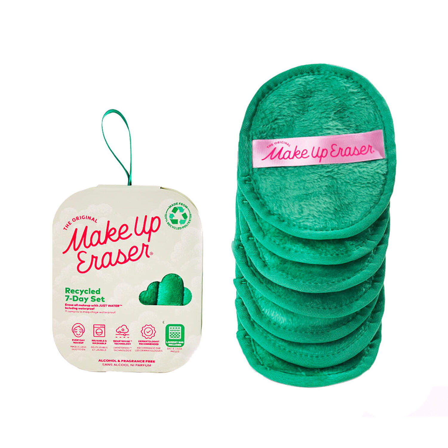 Recycle Green 7-Day Set - Serviette Démaquillante Réutilisable x7