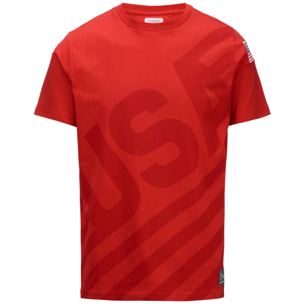Kappa - T-Shirts & Top Uomo Donna Rosso - Ayba2 Usa Us