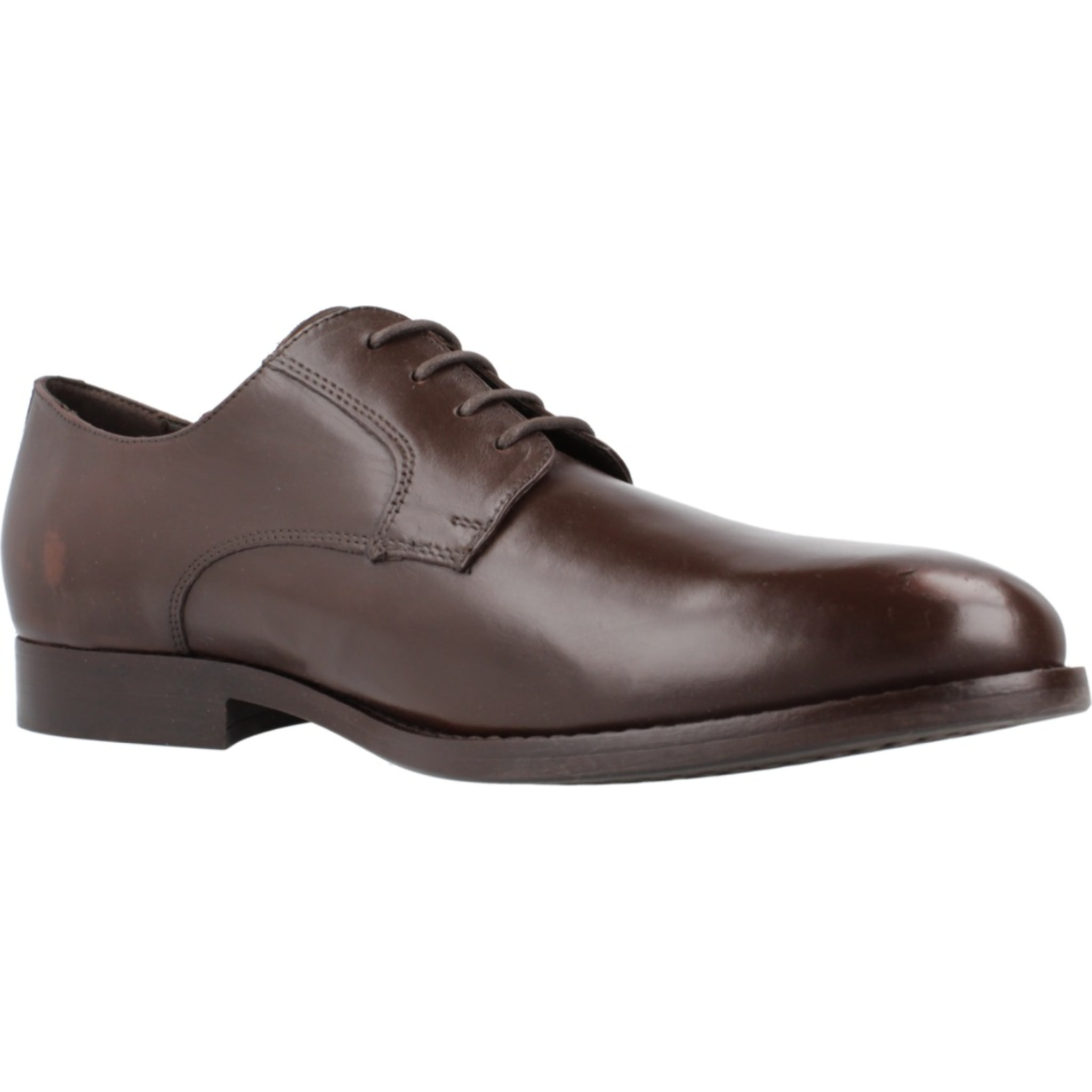 Zapatos de Vestir Hombre de la marca GEOX  modelo U HAMPSTEAD Brown