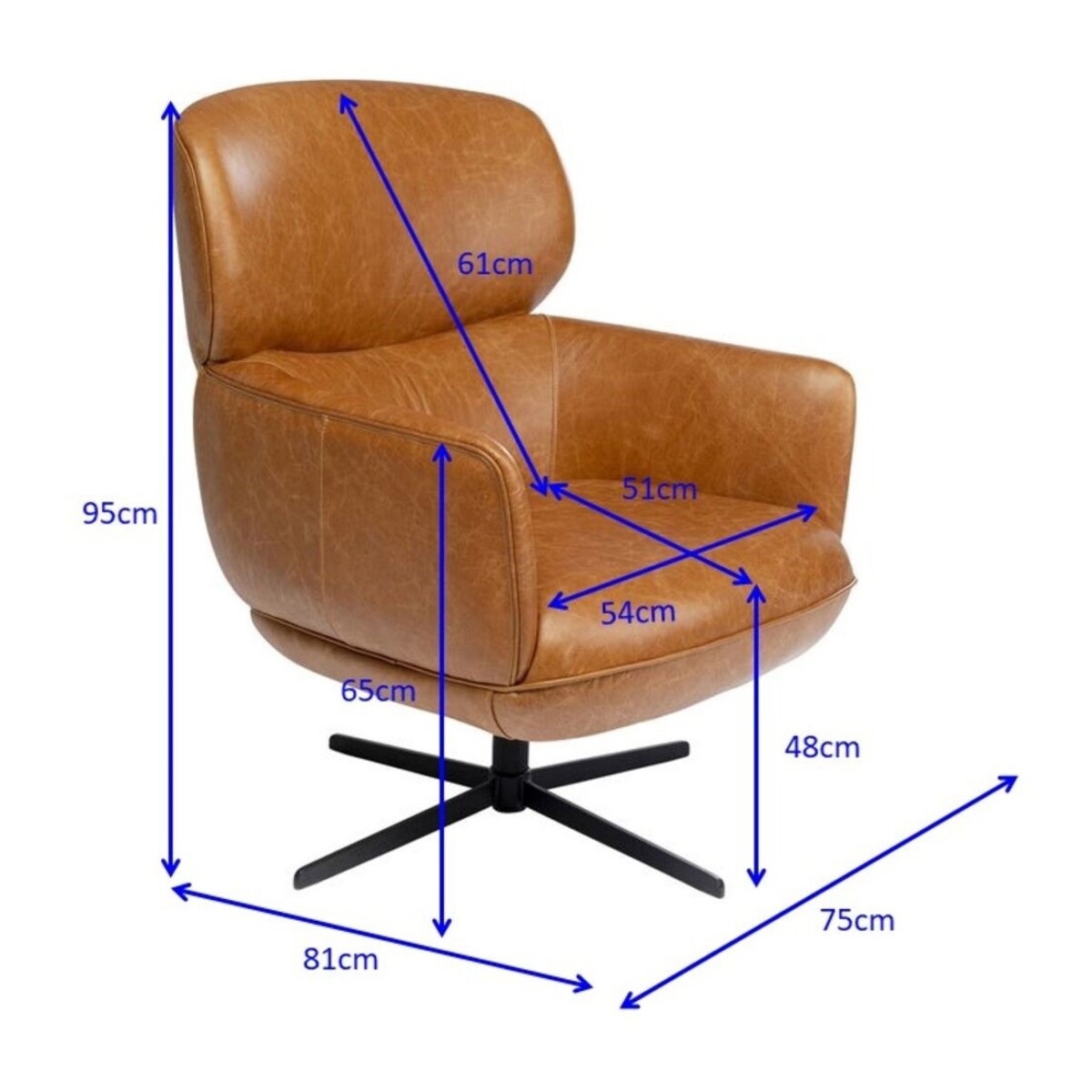 Fauteuil pivotant Ottawa Kare Design