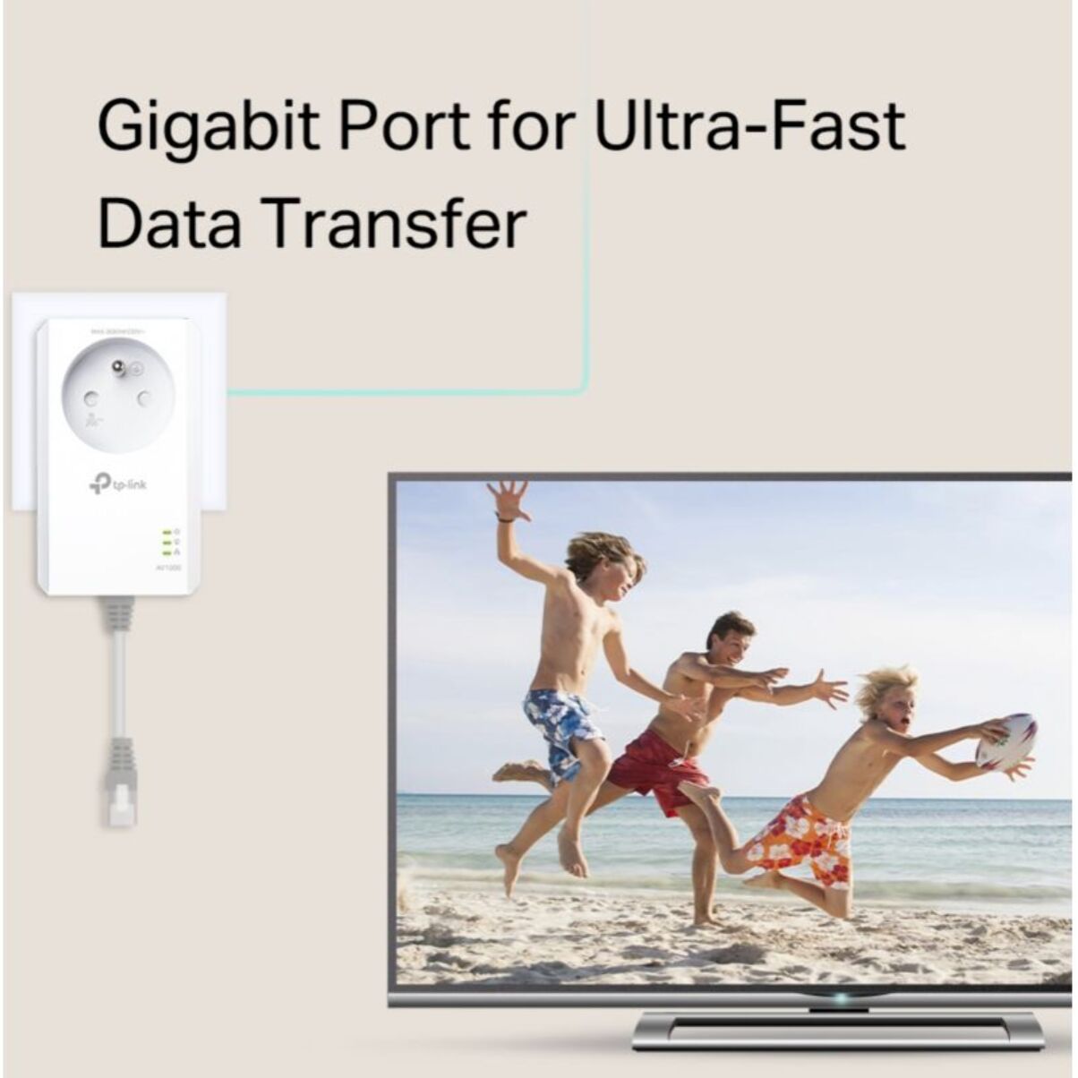 CPL Wifi TP-LINK TL-PA7019P - Blanc