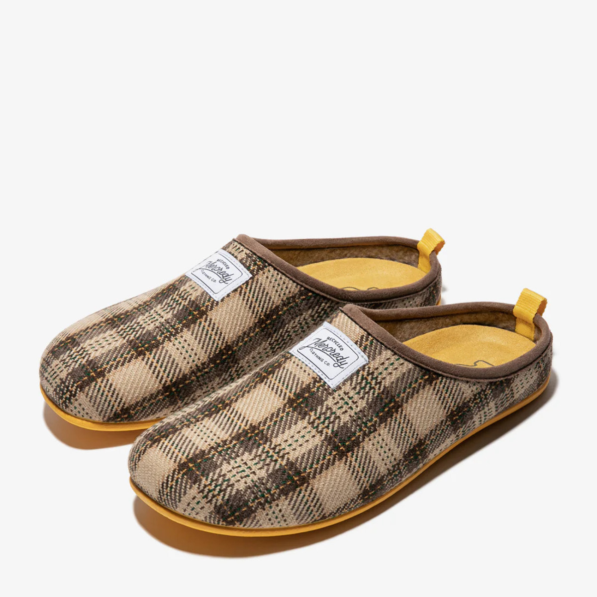 Zapatillas de Casa Mercredy Slipper Tartan Beige D.Franklin