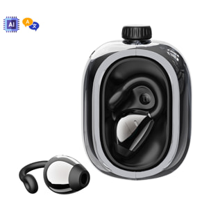 Auriculares deportivos TWS JM47. Con cancelación de ruido en llamadas, traducción de 150 idiomas en tiempo real y asistente de voz IA.