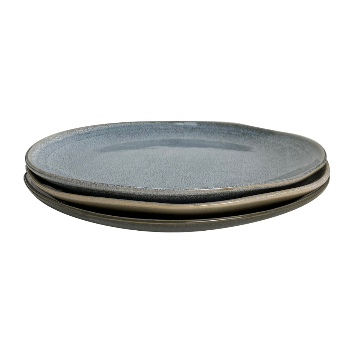 Lot de 6 grandes assiettes, ZAO