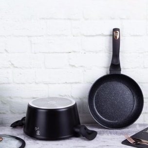 Batterie de cuisine 4 pièces Rose Noir BerlingerHaus BH-7741T