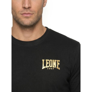 Camiseta dorada de manga corta para hombre