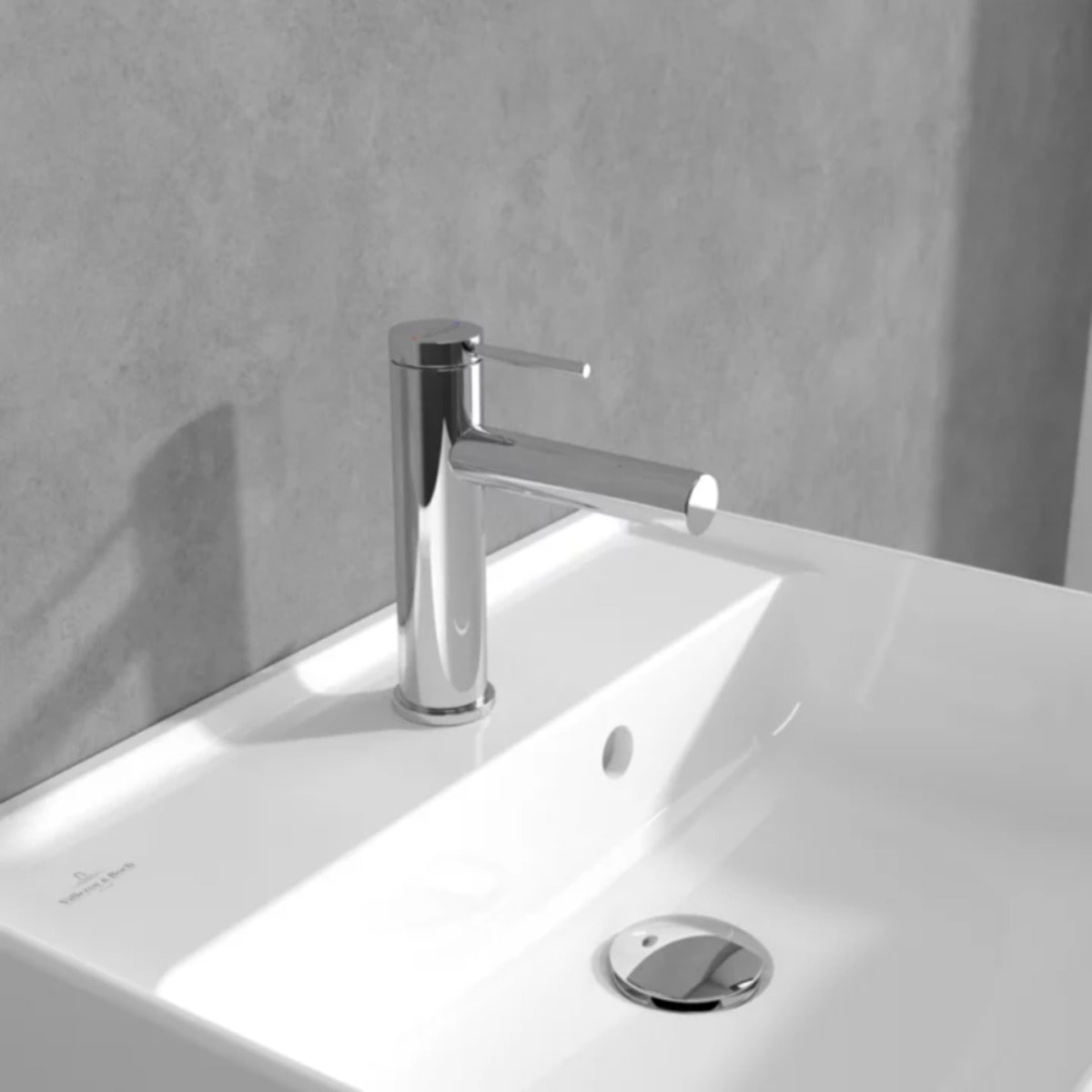 Mitigeur lavabo VILLEROY ET BOCH Loop & Friends avec vidage
