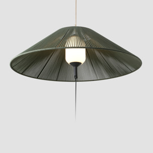 SAIGON OUT C100 Lampe portable et suspension vert olive hole cap