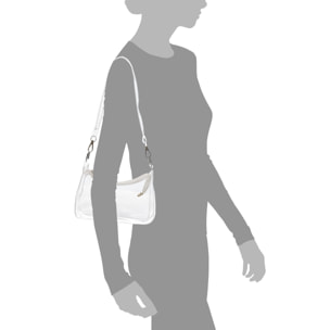 Zerfaliu bolso de hombro mini en PVC transparente.