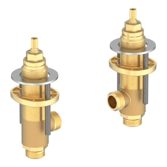 Corps encastré pour mélangeur lavabo sur plan Grands Boulevards 3 trous