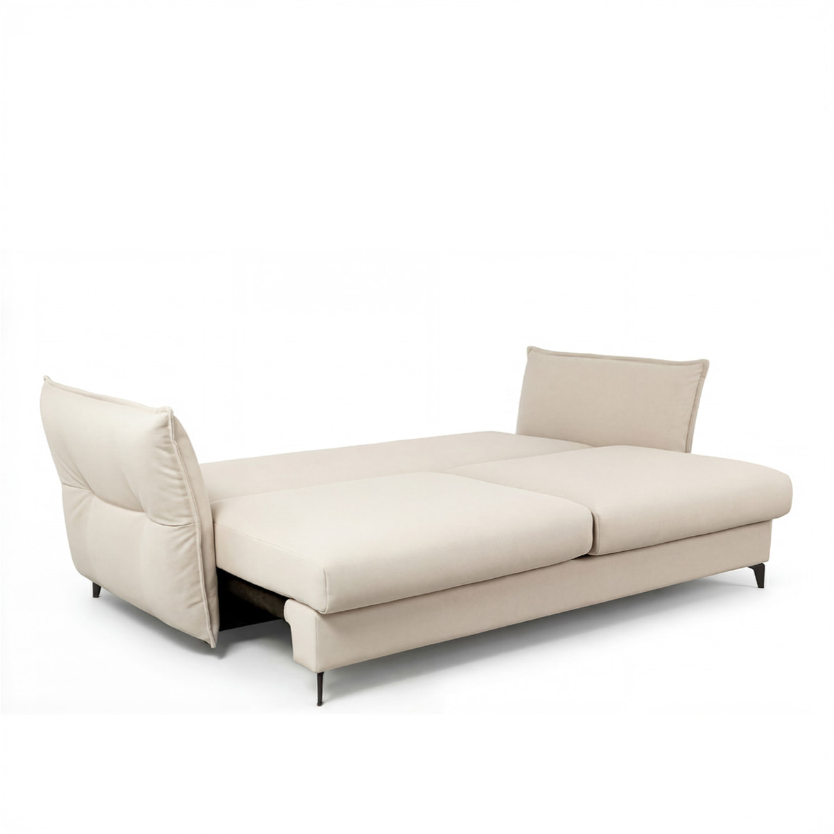Canapé Tissu Droit Convertible Verduro - 3 Places