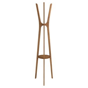 SIXTINE - Porte-manteau en bois de teck recyclé