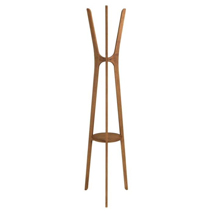 SIXTINE - Porte-manteau en bois de teck recyclé