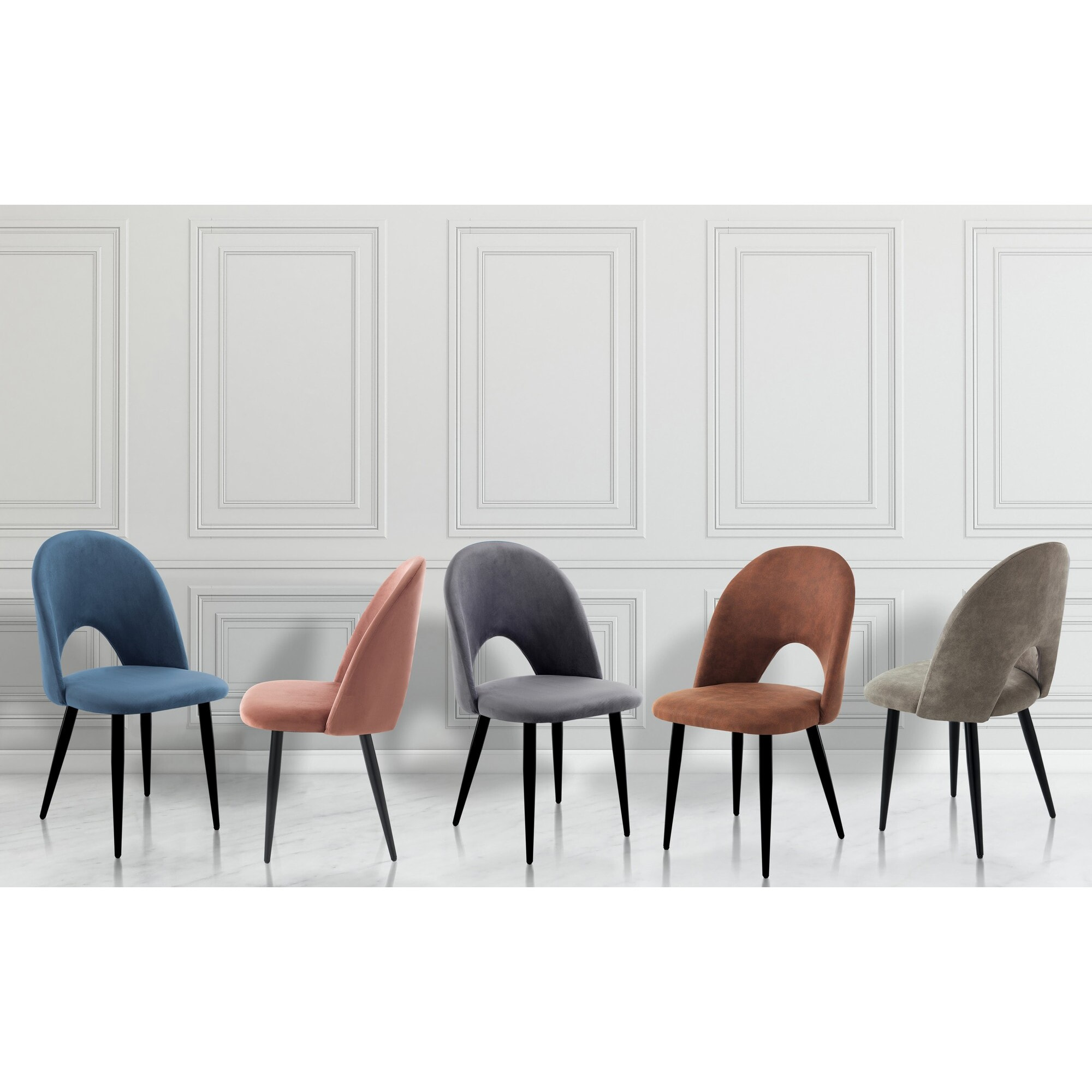 ORESTELUCHETTA Set 4 Sedie BOUNTY BLUE
