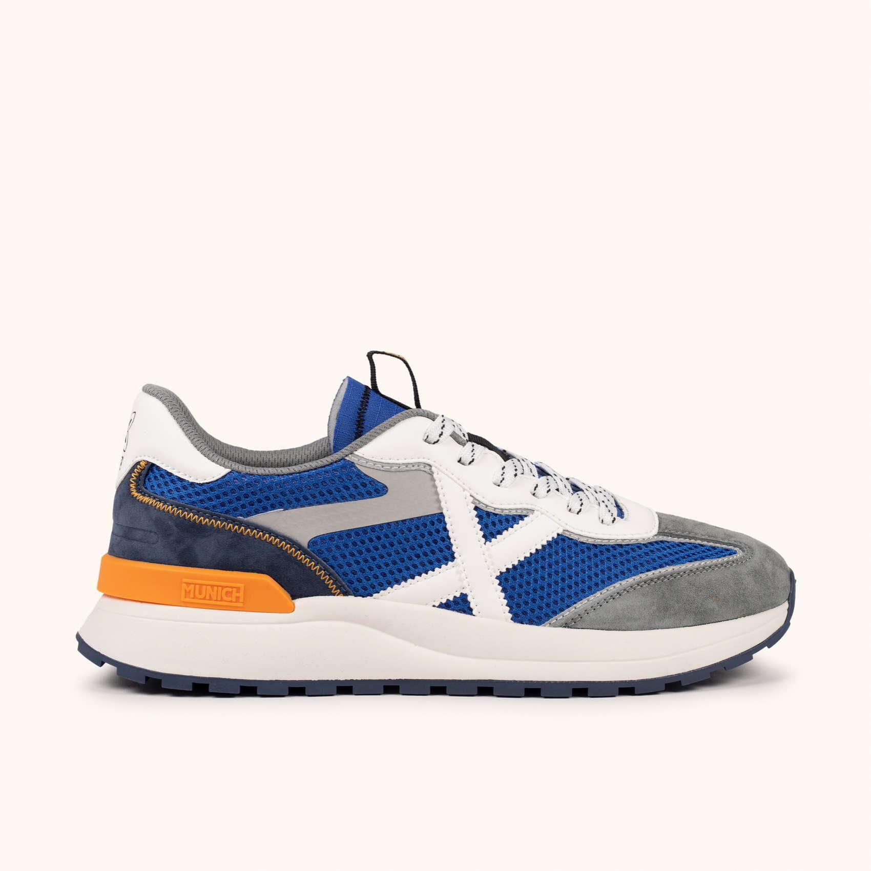 Sneakers Diseño Urbano Verde Kaki y Arena MUNICH DYNAMIX 15