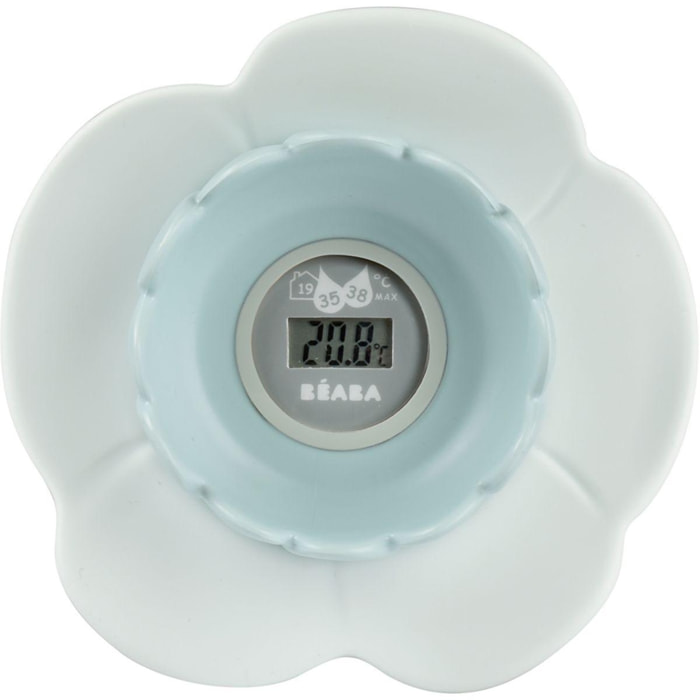 Thermomètre de bain BEABA de bain Lotus Green Blue