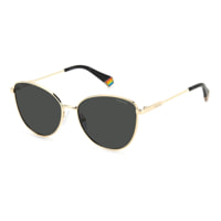 Polaroid - lunettes de soleil - doré - Couleur des verres : gris - UV : cat. 4