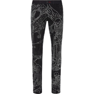 PHILIPP PLEIN Vaqueros de corte recto TATTOO