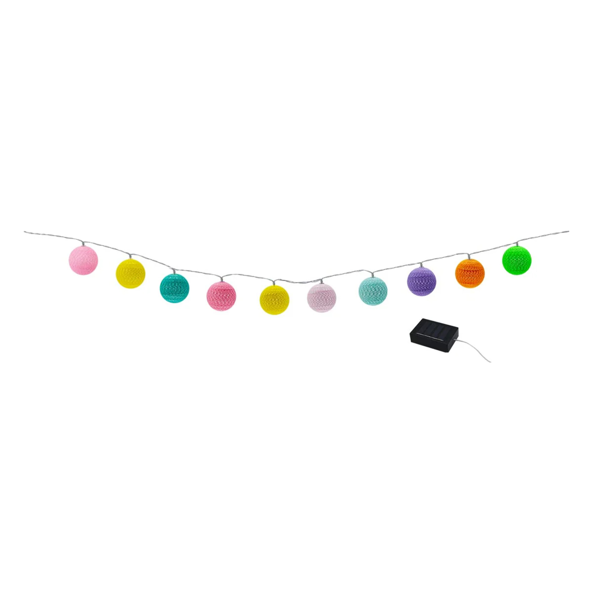 Guirlande solaire MIMY 10 boules 3.8M