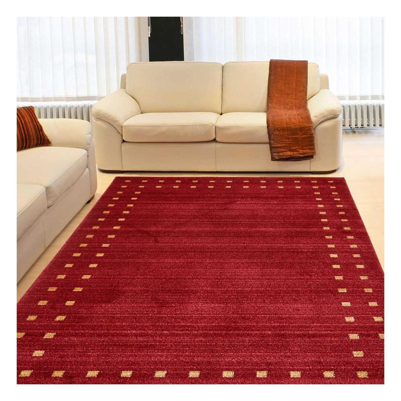 Tapis salon et chambre tissé motif simple GOTI