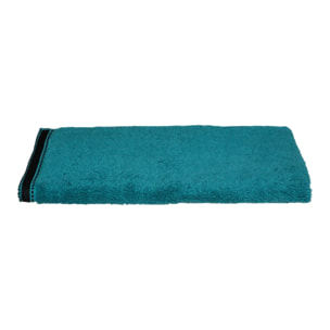 Serviette de toilette "Joia" coton bleu canard 50x90cm