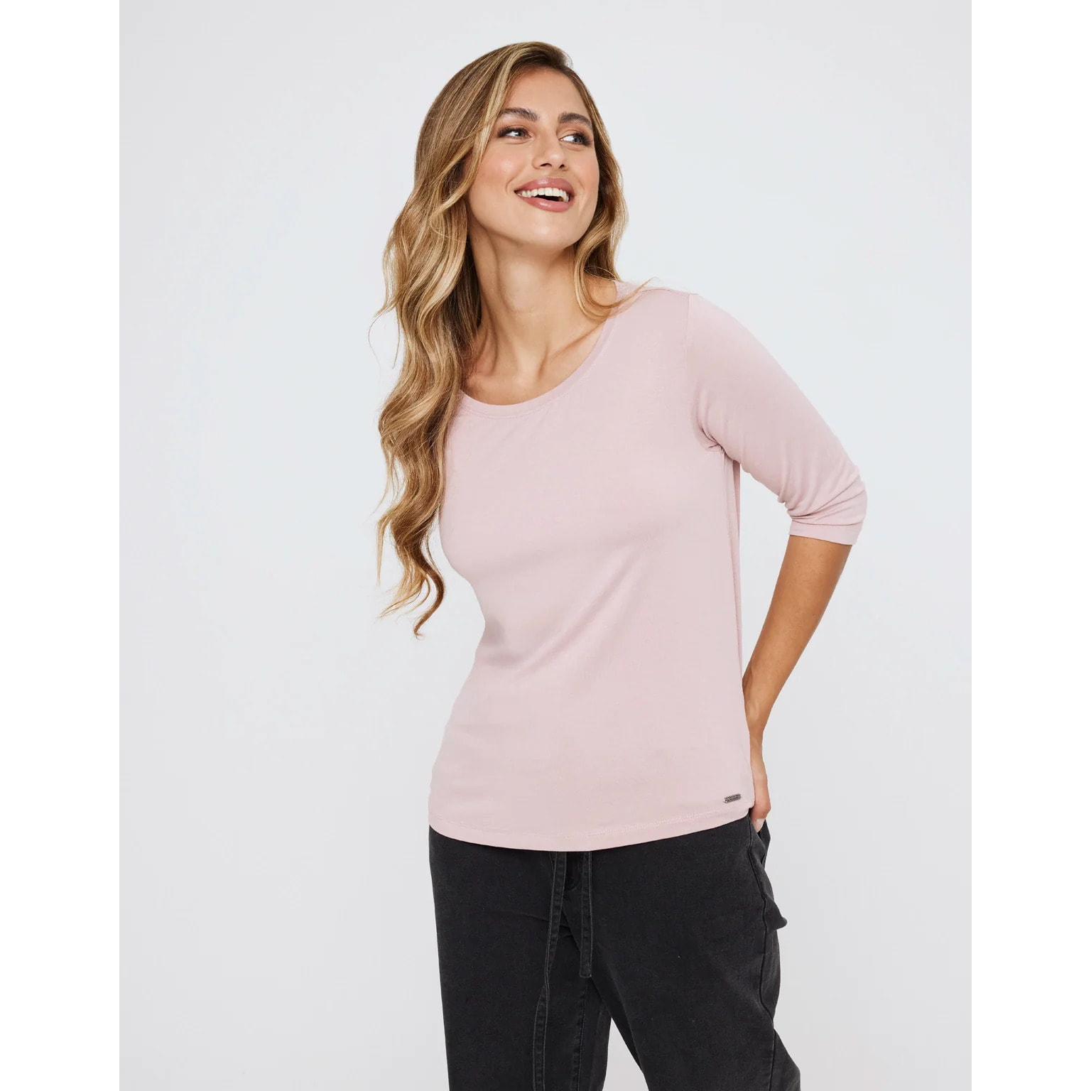 Camiseta Media Manga Rosa - Kloraleen