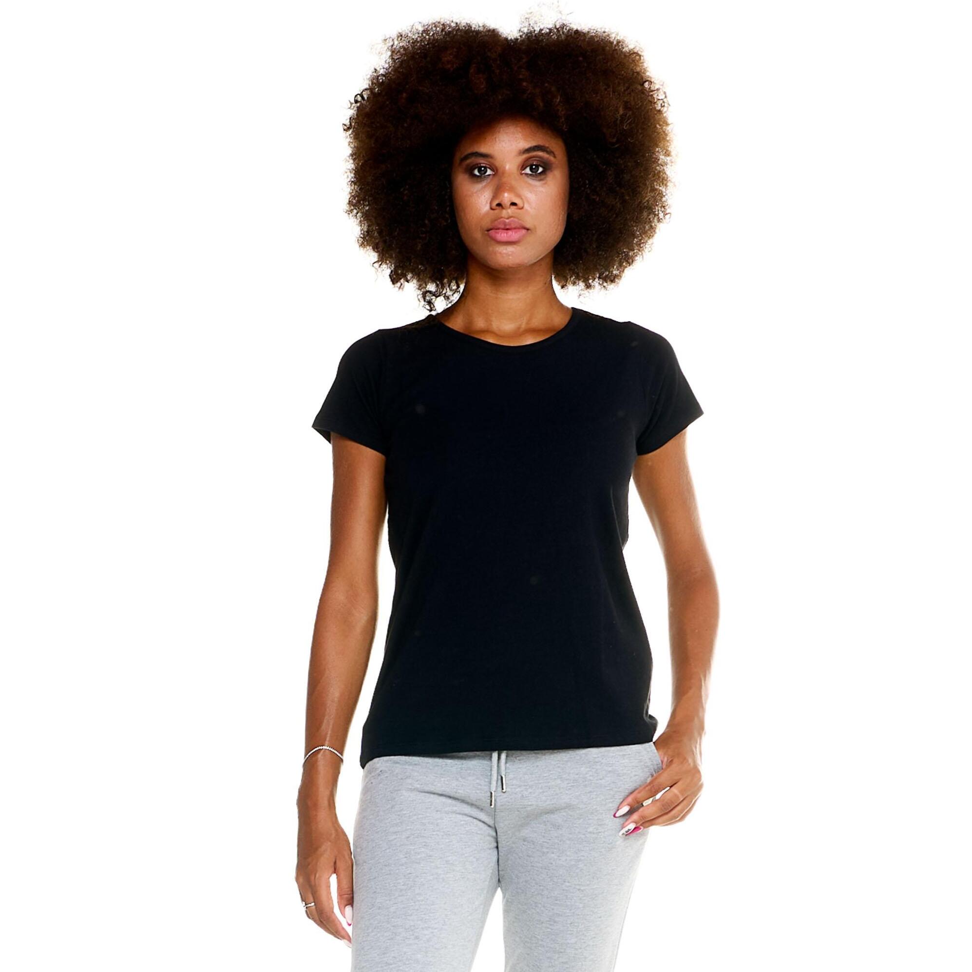 T-shirt Leone donna con maniche corte Basic