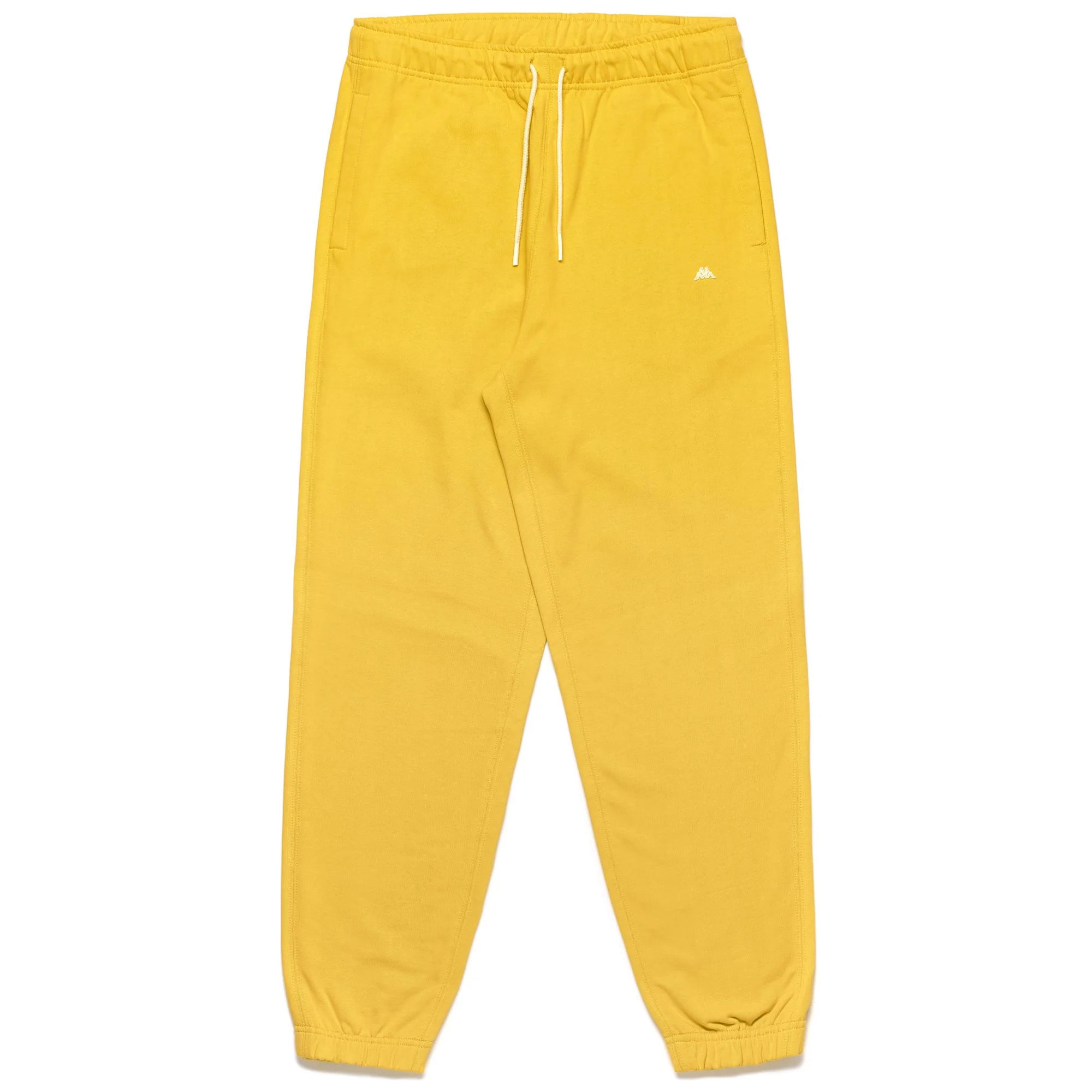 Kappa - Pantaloni Uomo Giallo - Robe Giovani Aurion