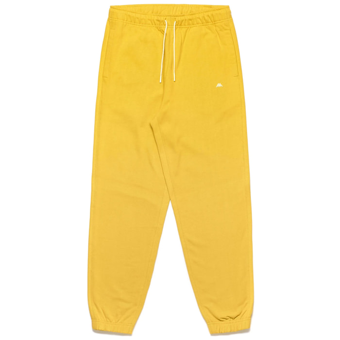 Kappa - Pantaloni Uomo Giallo - Robe Giovani Aurion
