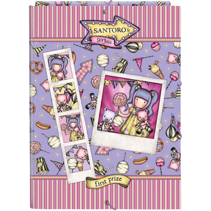 Carpeta folio 3 solapas gorjuss™ fairground "first prize"