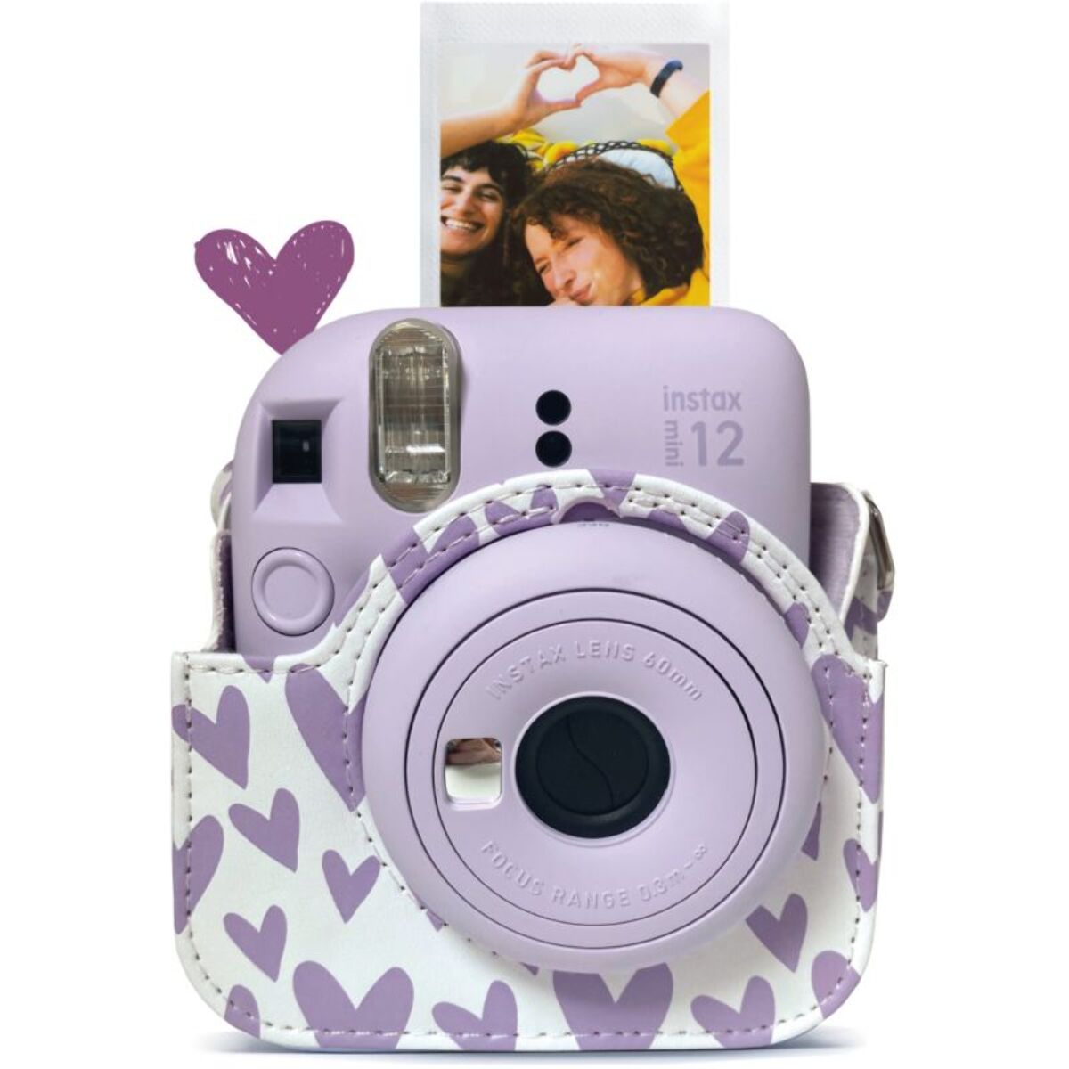 Appareil photo Instantané FUJIFILM Intax Mini 12 Lilas Pack iconique Love