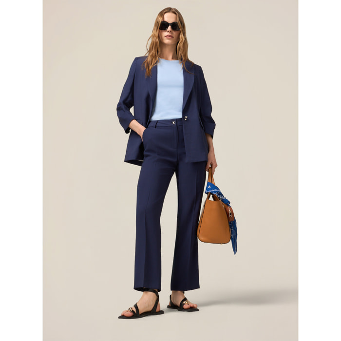 Oltre - Pantalones pitillo - Azul