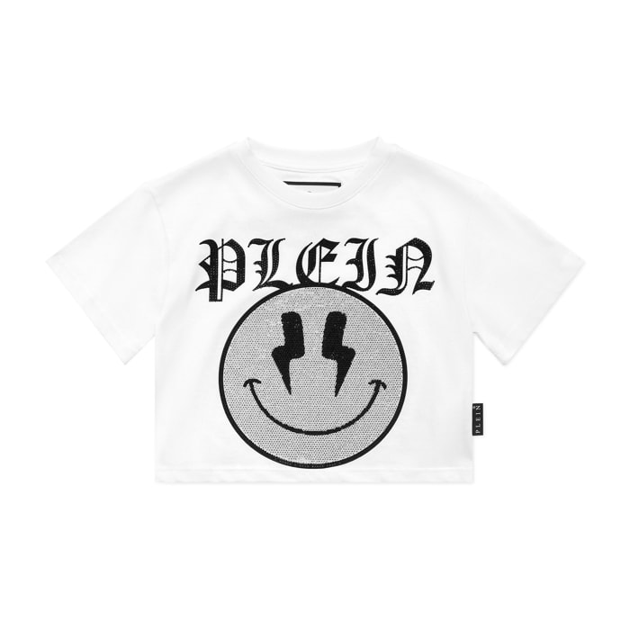 PHILIPP PLEIN T-Shirt Round Neck Ss SMILE