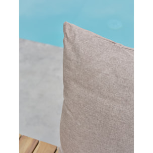 CAMINO - Salon de jardin d'angle 5 places - Acacia