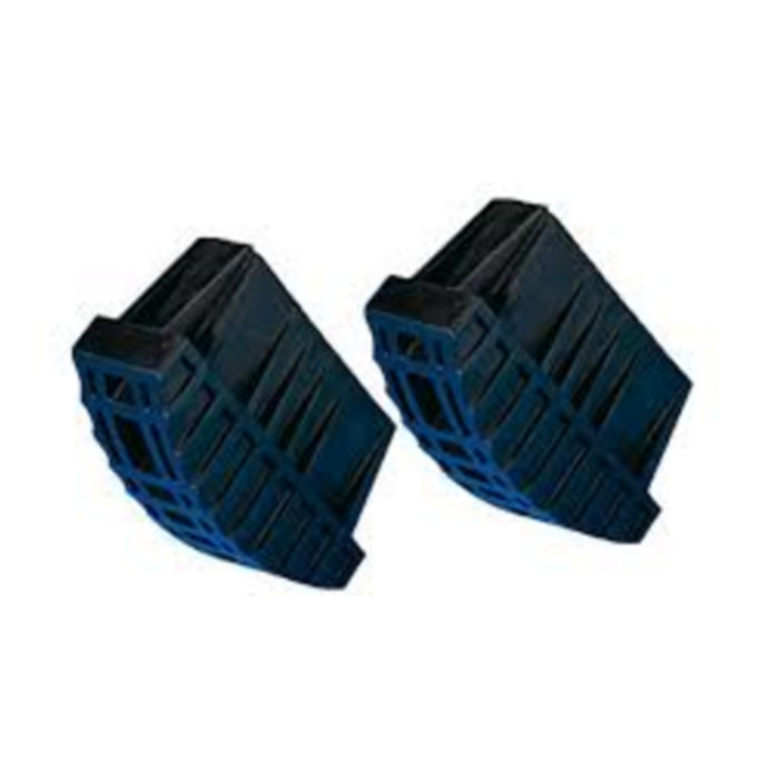 Paire de Sabot caoutchouc TUBESCA pour pied échelle 79.5 mm - 9007008
