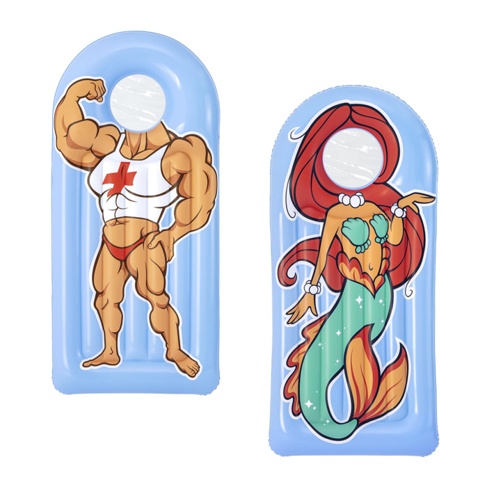 Bestway. Materassino Face Flip 188 x 89 cm. Design casuale.