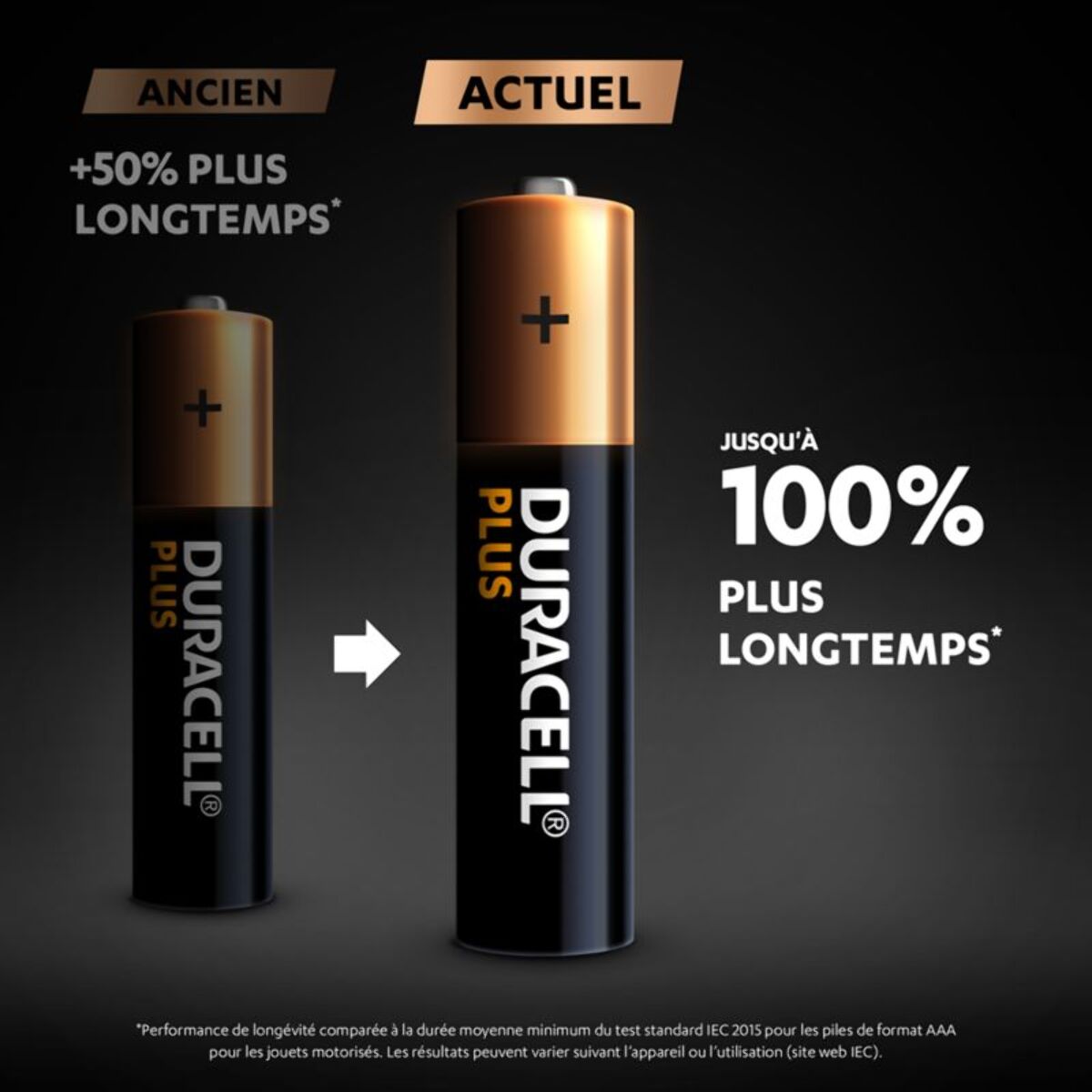 Pile DURACELL 9V PLUS x1