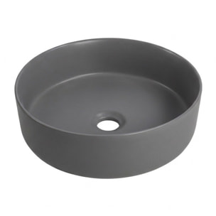 PixL 36 x 12,5 cm vasque à poser Infinitio, sans trop-plein, gris (CEPX3636GRM)