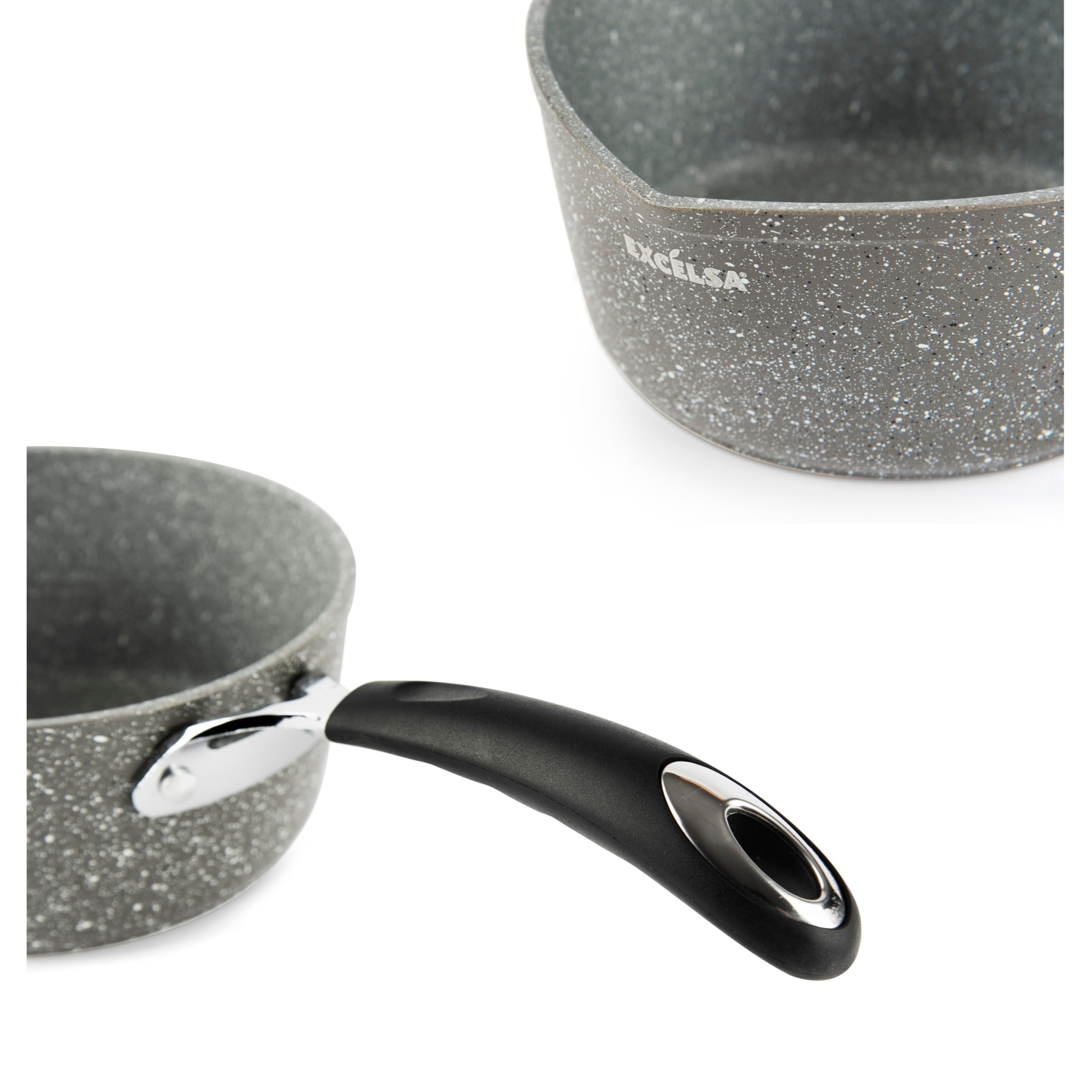 Casseruola 16 cm Excelsa – Forn-Ok, Alluminio Grigio