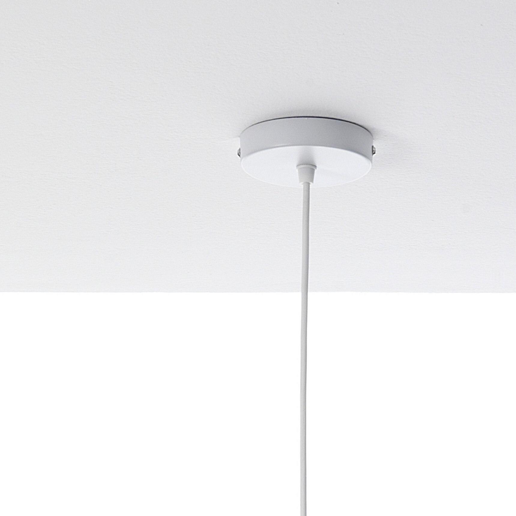 Suspension Tomasucci PAUL, en acier et métal, blanc, 59 × 59 × 43 cm