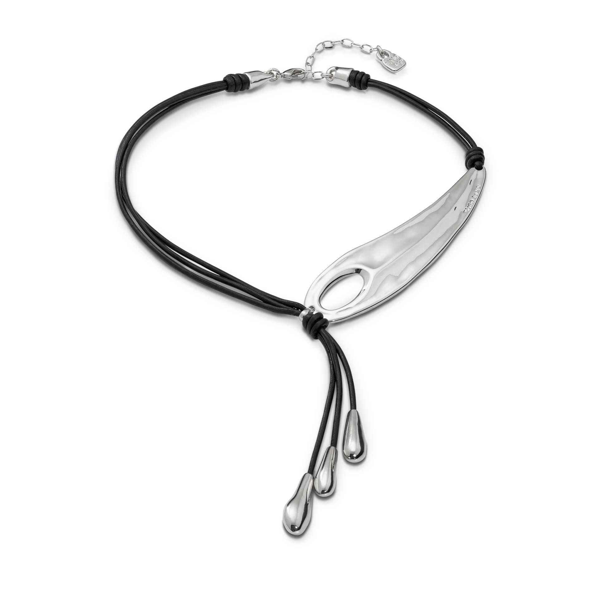 Colgante Big leaf PLATEADO U