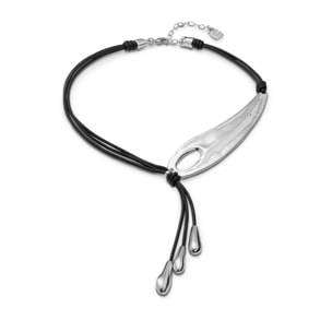 Colgante Big leaf PLATEADO U