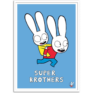 Affiche - Super Brothers - Simon Super Rabbit