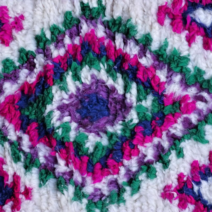 Authentique tapis artisanal Berbère en laine