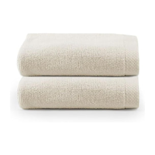 INTRECCI HOME Set Bagno 2 Asciugamani Ospite, in Puro Cotone 500 g,Morbidezza Extra, Assorbenza Superiore, Elegante e Durevole