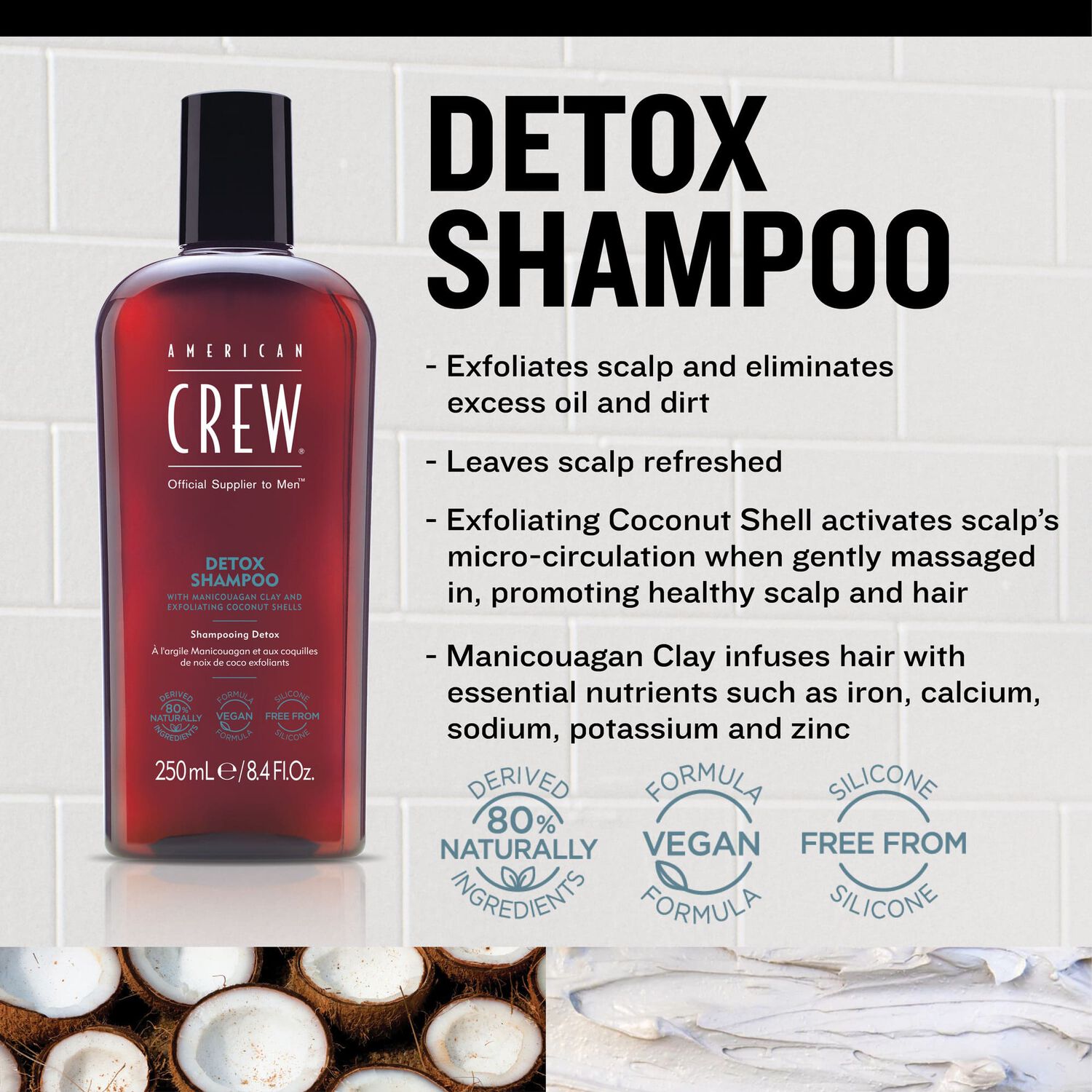 Detox Shampoo - Shampooing Detox Exfoliant 250 ml